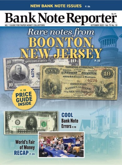 Bank Note Reporter - October 2025