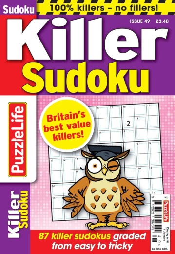 PuzzleLife Killer Sudoku - November 2025