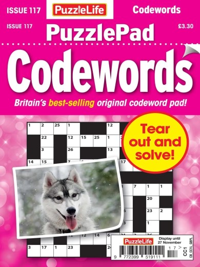 PuzzleLife PuzzlePad Codewords - Issue 117 2025