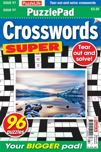 PuzzleLife PuzzlePad Crosswords Super - Issue 97 2025