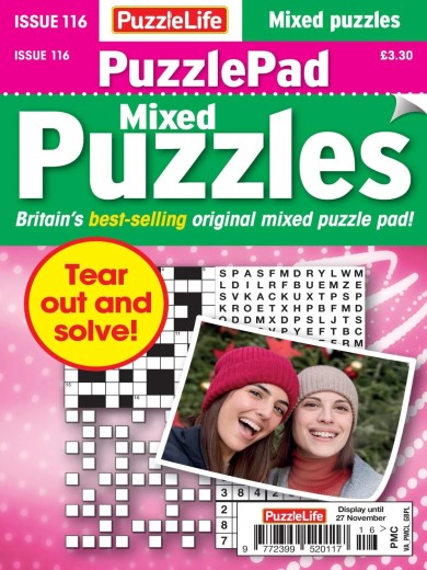 PuzzleLife PuzzlePad Puzzles - Issue 116 2025